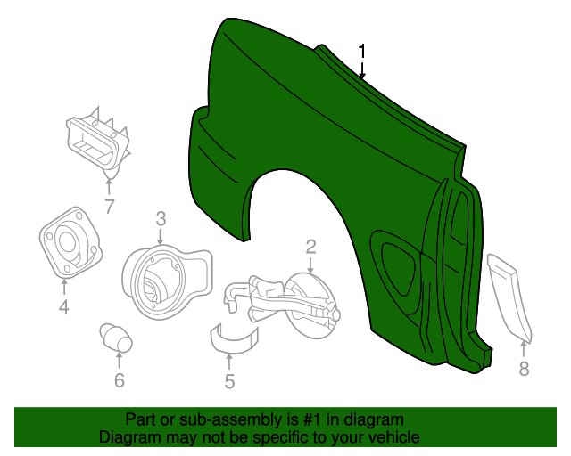 Ford 5R3Z7627841AB — 1