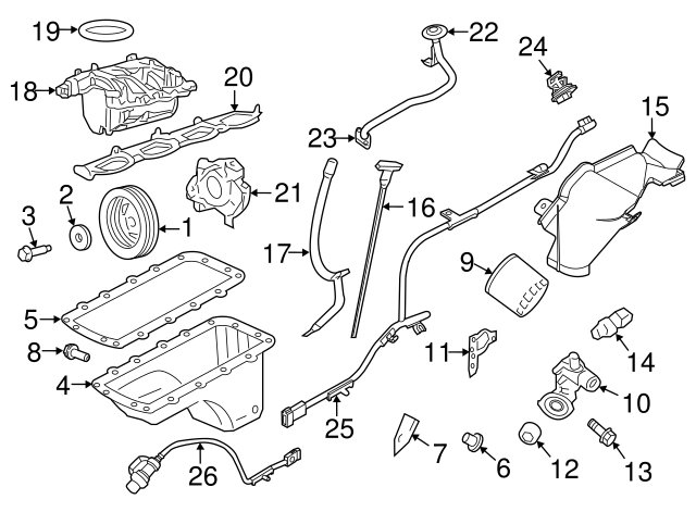Ford 7L3Z6312A — 1