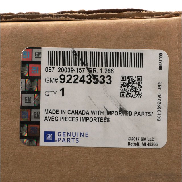 GM 92243533 — 1