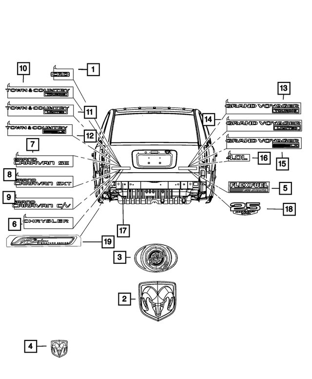 Mopar 55372784AA — 1