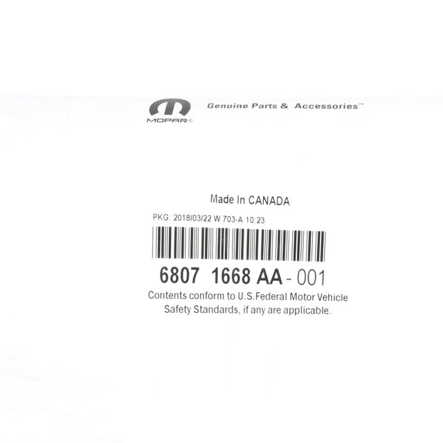 Mopar 68071668AA — 1