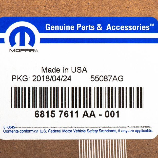 Mopar 68157611AB — 1