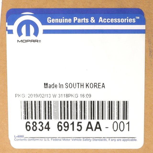 Mopar 68346915AA — 1