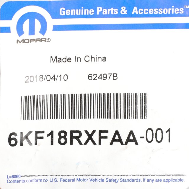 Mopar 6KF18RXFAA — 1
