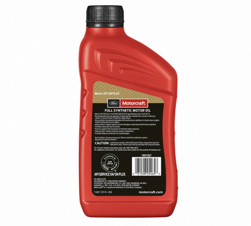 Motorcraft XO5W20Q1FS — 1