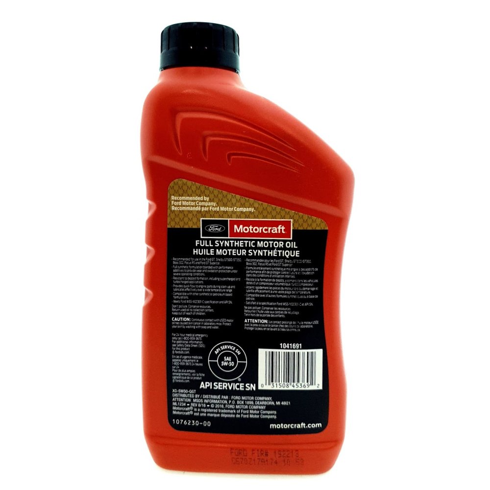 Motorcraft XO5W50QGT — 1