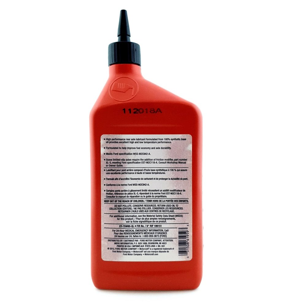 Motorcraft XY75W85QL — 1